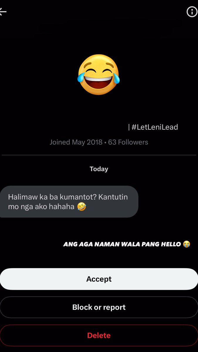 NAPAKABASTOS WALA MAN LANG HI, HELLO, O KAYA GOOD MORNING HAHAHAHAHAHAHAHAHA ALIW NA ALIW AKO POTEK