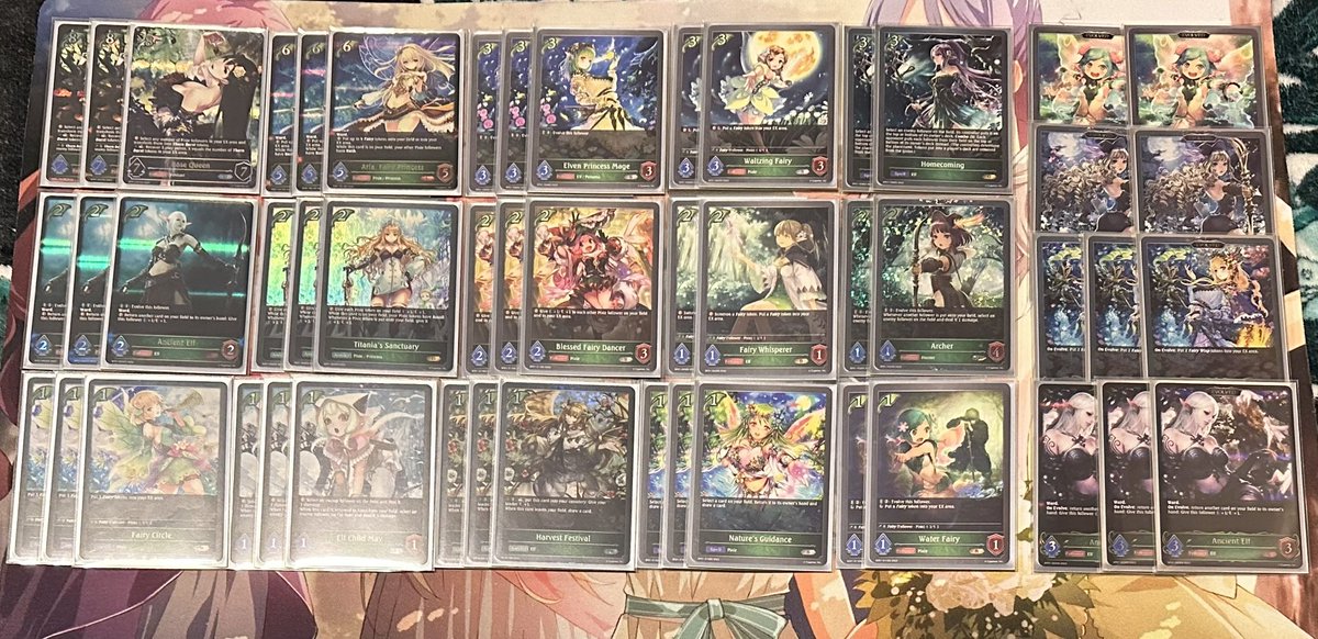 Went 3-1 at Shadowverse locals today with my pixie tribal token Forestcraft deck! My Bermudapilled fish brain loves bouncing the cute girls and drawing a billion cards 😂

Roach who? Never heard of him 😤🙏

#ShadowverseEvolve
#Forestcraft