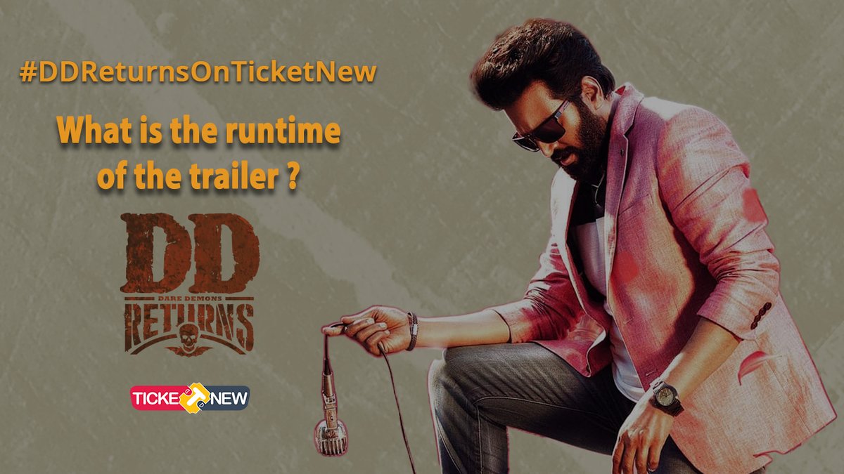 TicketNew's tweet image. ✨#TicketNewContestAlert ✨

#DDReturnsOnTicketNew Participate Now

Question - 1

Rules:
1.Retweet this tweet
2.Follow our page
3.Comment your answer to all questions of the contest

@iamsanthanam @RKEntrtainment @Surbhiactress
@iampremanand #DDReturnsFromToday