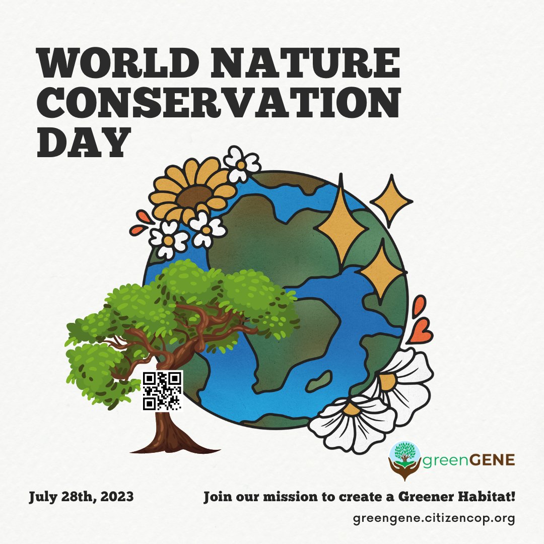 greenGENEIndore's tweet photo. Embrace the Green Revolution.💚💚

Join greenGENE on World Nature Conservation Day and Cultivate a Greener Habitat Together!🌱🌳

#natureconservation #worldnatureconservationday #saveenvironment #savenature #greengenefoundation #greenGENEapp #treetaggging #savetrees #plantation https://t.co/W2FXDXPdWn