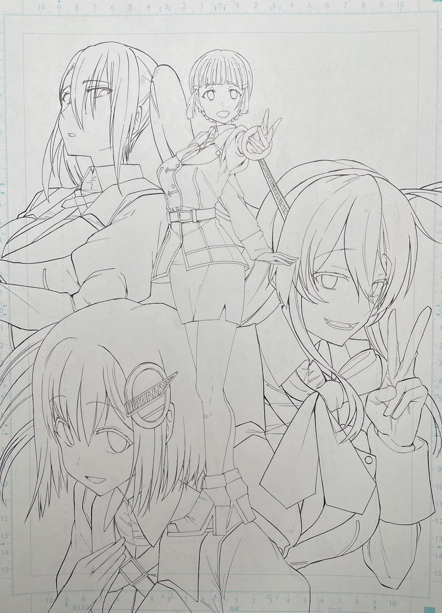 お線画 