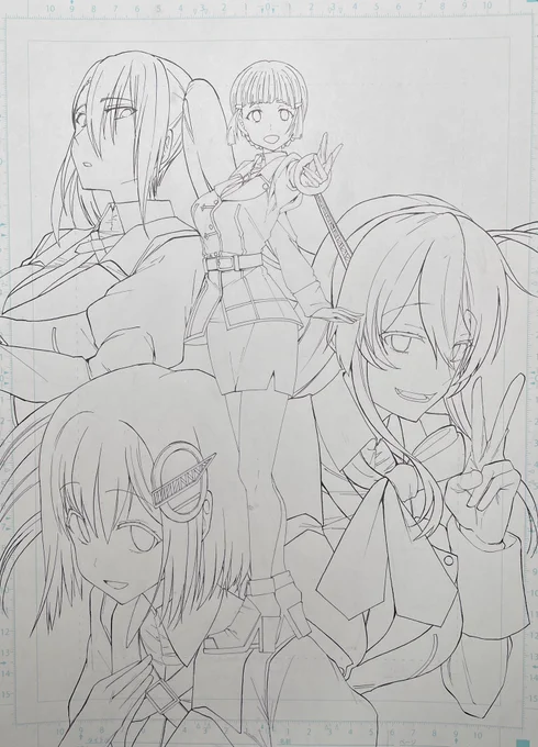 お線画 