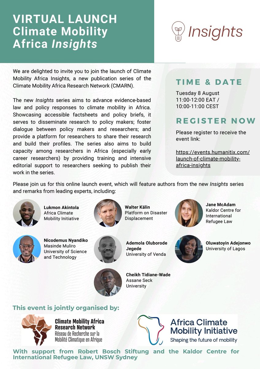 Climate Mobility Africa Research Network (CMARN) tweet media