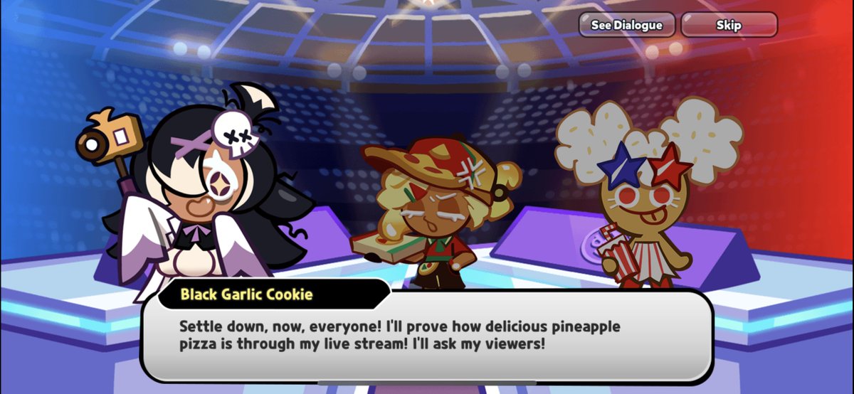 CookieRunOBEN's tweet photo. 🍍🍕🙌
The Pineapple Pizza Lovers have spoken!🍍

RT if you agree with them! 🔁 https://t.co/FjNfZqKk0a