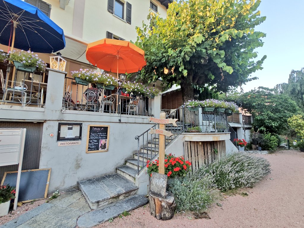 Zoe_in_transit's tweet photo. Last night's dinner at a local restaurant was so delicious. We don't normally take any desserts, but since with friends we tried, it was definitely too filling for me, but outstanding flavours! π½οΈπ·
#lugano #montebre https://t.co/f8sGkRUsbm