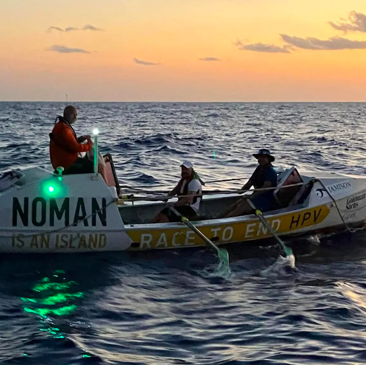 IanMillner's tweet photo. @meddlingwaves are still out to sea, rowing Ibiza ➡️Barca for charity. Wild windy weather threw a curveball w/ a detour to Palma + extra 60 miles &amp; 2 days at sea. We're just hours from the finish line and racing to win..track our blue boat on GPS.... 🦾 https://t.co/LLmjZMKtBn https://t.co/nehtxU8GfA