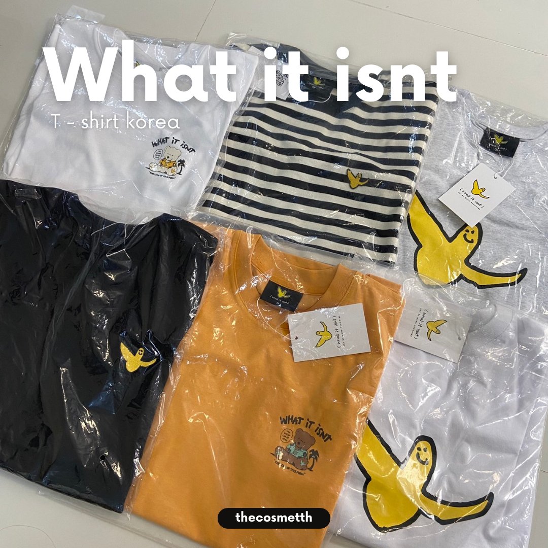 TheCosmetTH's tweet photo. 📌 #พร้อมส่ง ค่าส่งฟรี     
What it isnt T-shirt Korea        

#whatitisnt   
— size ทักเข้ามาสอบถามก่อนได้ค่ะ       

ราคาเพียง 1,490.-       

 #ใช้ดีบอกต่อ #เสื้อwhaitisnt #เสื้อเกาหลี #HowtoPerfect #cosmetอยากขาย https://t.co/0Iz7GE70f8