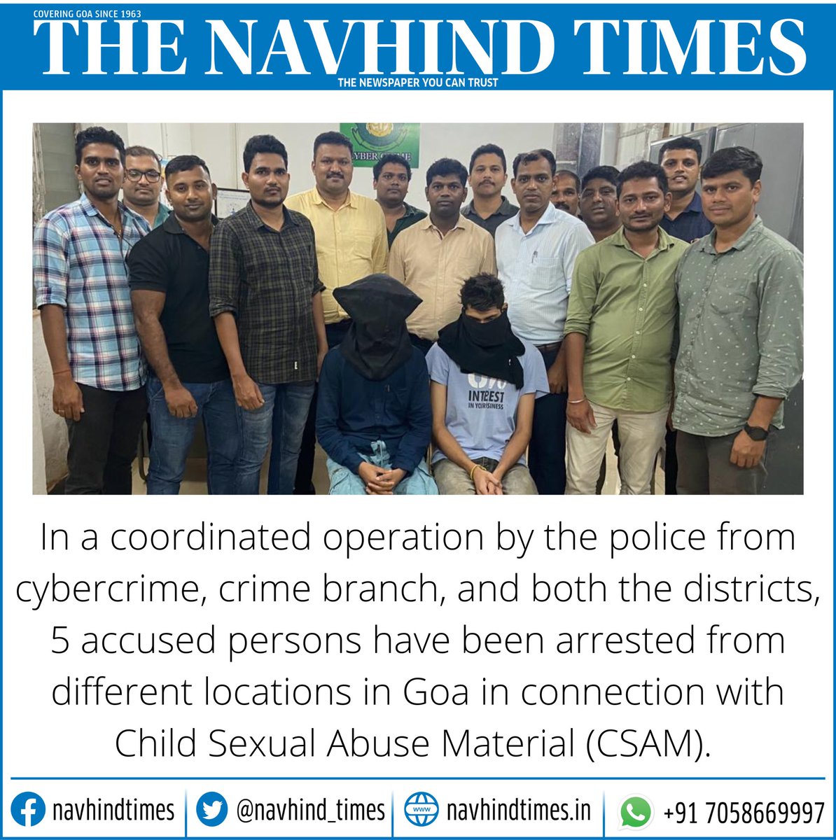 Navhind_Times's tweet photo. @DGP_Goa @spnorthgoa @spsouthgoa #goanews #crimenews  #navhindtimes https://t.co/sQT3MpMCH6