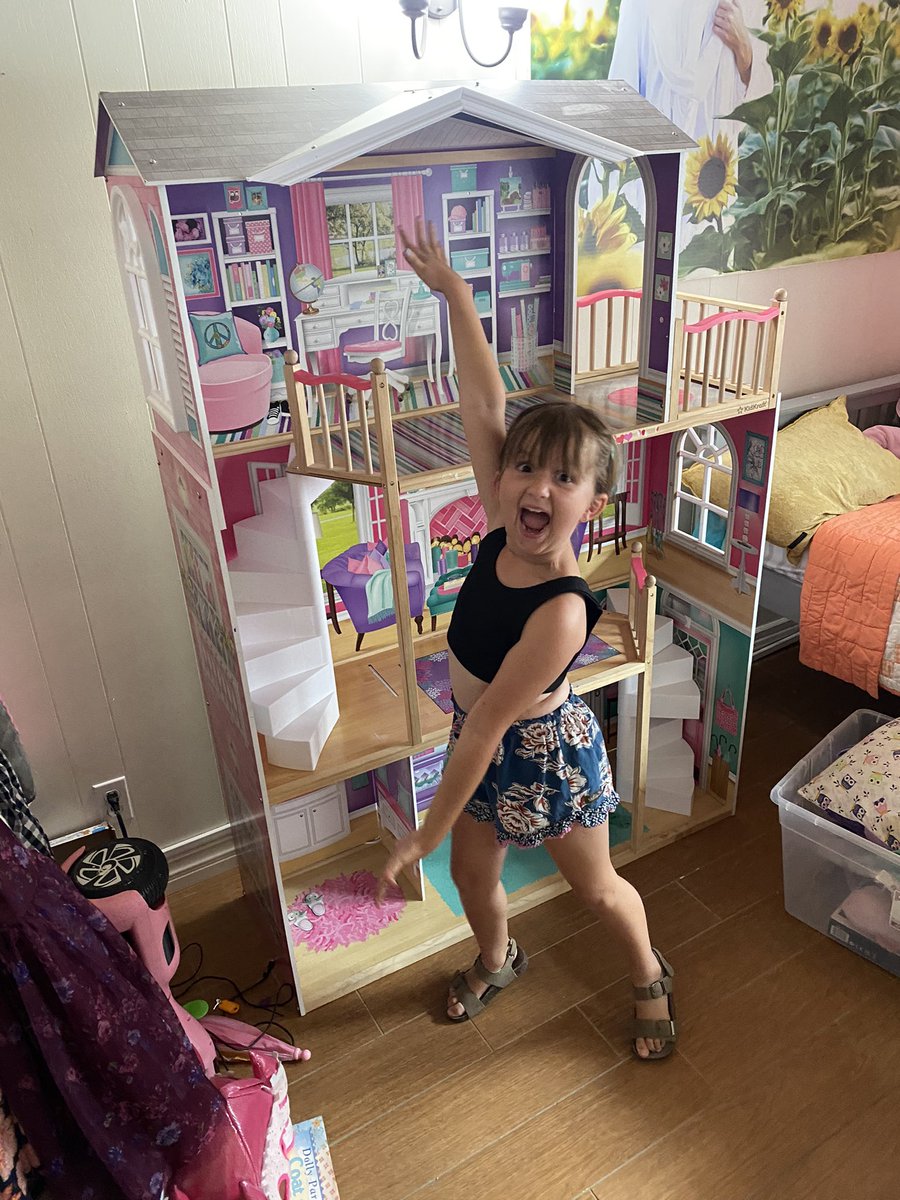 WardRadioShow's tweet photo. So... My wife has gone to see “Barbie” twice in 3 days… should I be concerned? Lol.  Her enthusiasm for the plastic princess is only rivaled by our daughter and her new “Barbie House”! #barbie https://t.co/yEhVPtWvE9