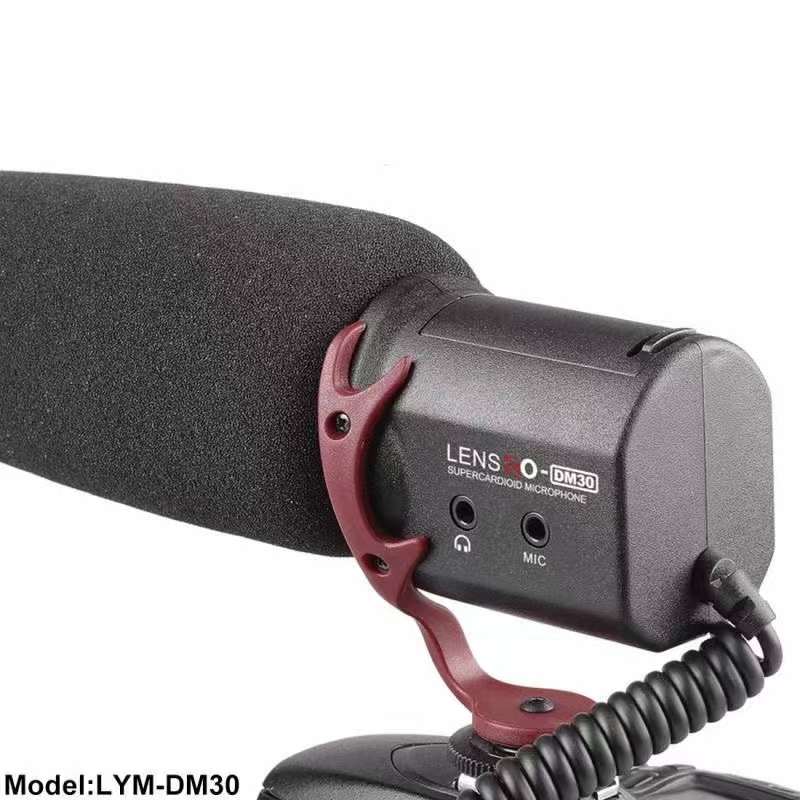 LensgoM's tweet photo. Lensgo DM30 microphone It can be connected externally for recording, and the super cardioid microphone on the top of the machine.
1. An external lavalier microphone can be connected to form a dialogue recording mode.
2. Three-speed high-pass recorder. https://t.co/qhwXG3kEsA