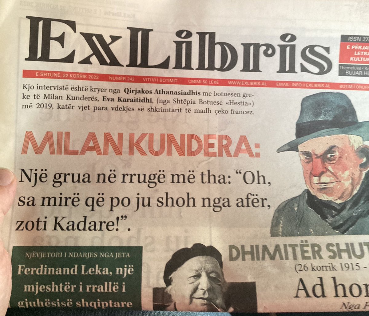 AlbanNius's tweet photo. Sad to know that this is the only printed magazine or newspaper that I could bought in Kosova! I missed printed press like Koha, Rilindje, Bujku, Lajmi, Bota Sot, Kosovarja and much more newspapers and magazines… #Kosova #Koha #Albanian #journalism #printpress https://t.co/66uwwNwQsx