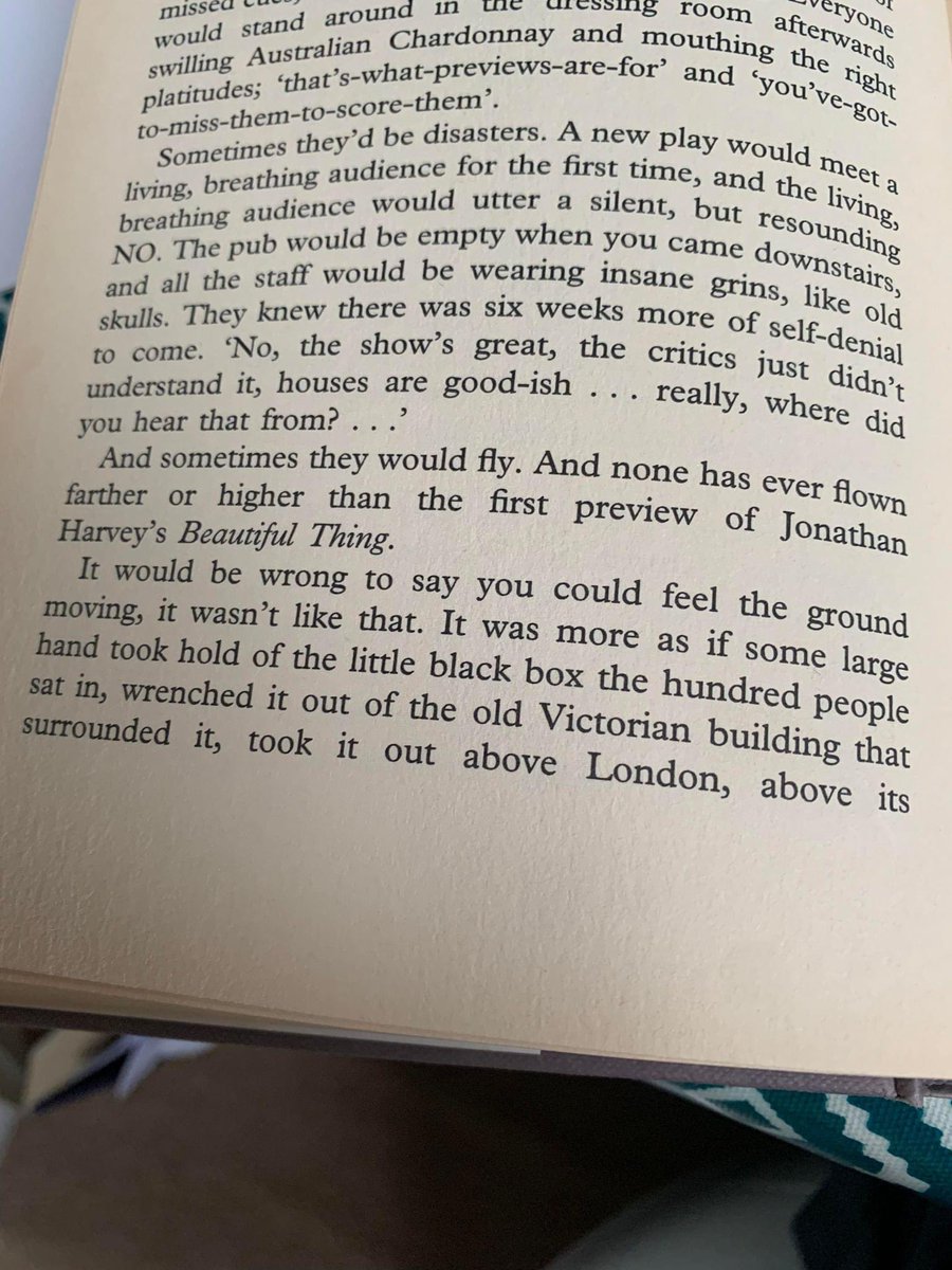 JOJEHARVEY's tweet image. 30 years ago tonight saw the first ever performance of Beautiful Thing, with Philip Glenister, Patricia Kerrigan, Mark Letheren, Jonny Lee Miller and Sophie Stanton at the Bush Theatre. Little did I know the journey that play would take me on all these years later…