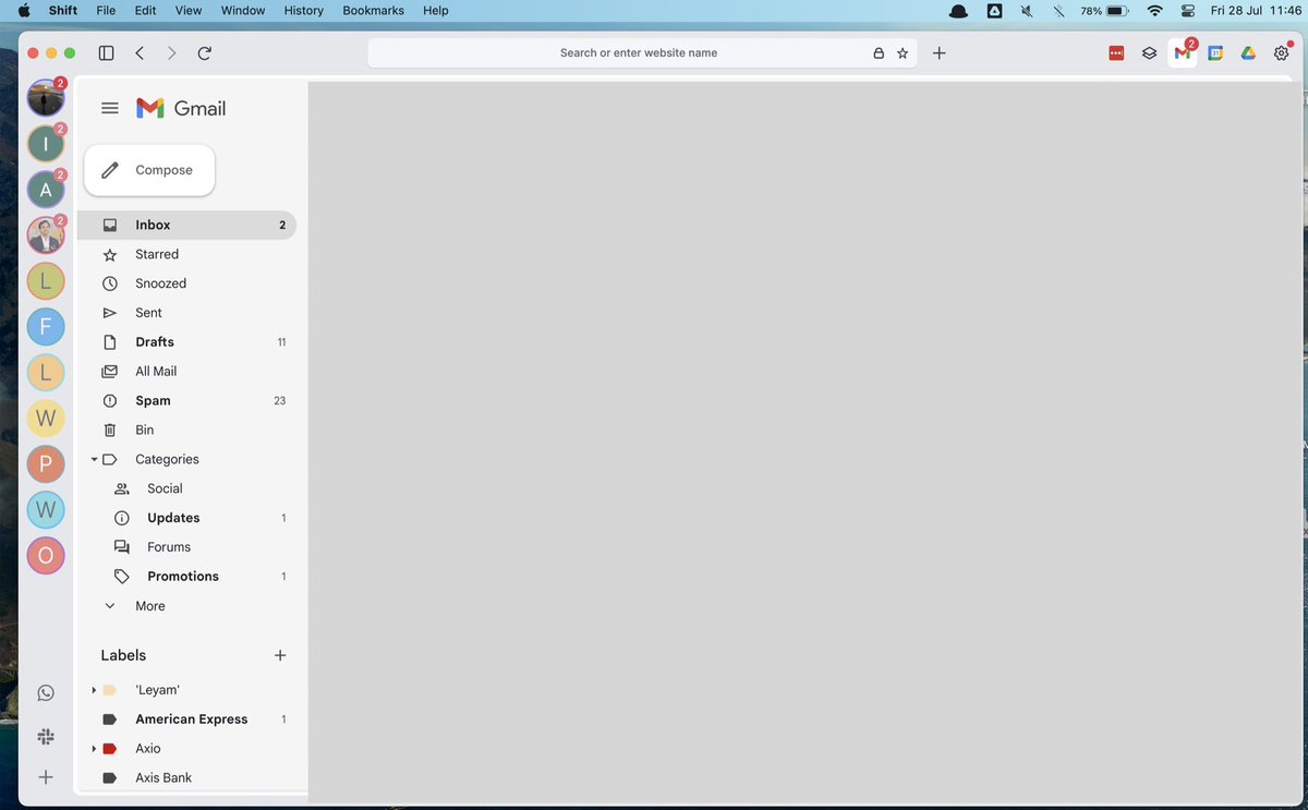 4eo's tweet photo. Been a power user of #GetShift for mac since 2018. One of the best VFM apps out there. 

Can’t imagine handling emails, calendar, whatsapp, slack without this. Highly recommended. https://t.co/1kBTK2rKEn