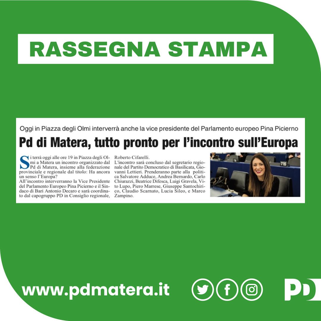 PD Matera tweet media