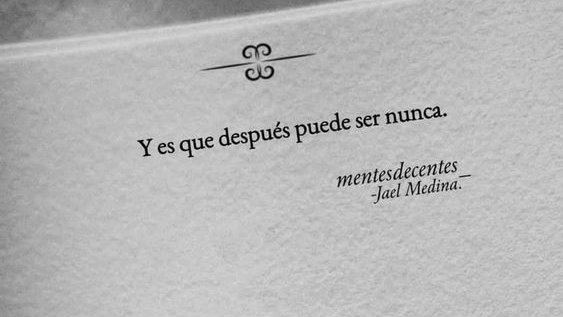 mujer40ymas's tweet photo. Después puede ser nunca.! https://t.co/tR2AuO4nl0