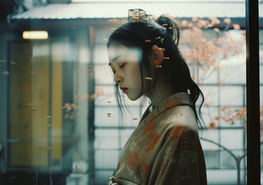 Jvde_AI's tweet photo. Gm! From Kyoto🇯🇵
Inspired by my trip in Japan creating new works.
#kyoto #humansbeing #aiart #postphotography #jvde https://t.co/xs9pfNKfMB