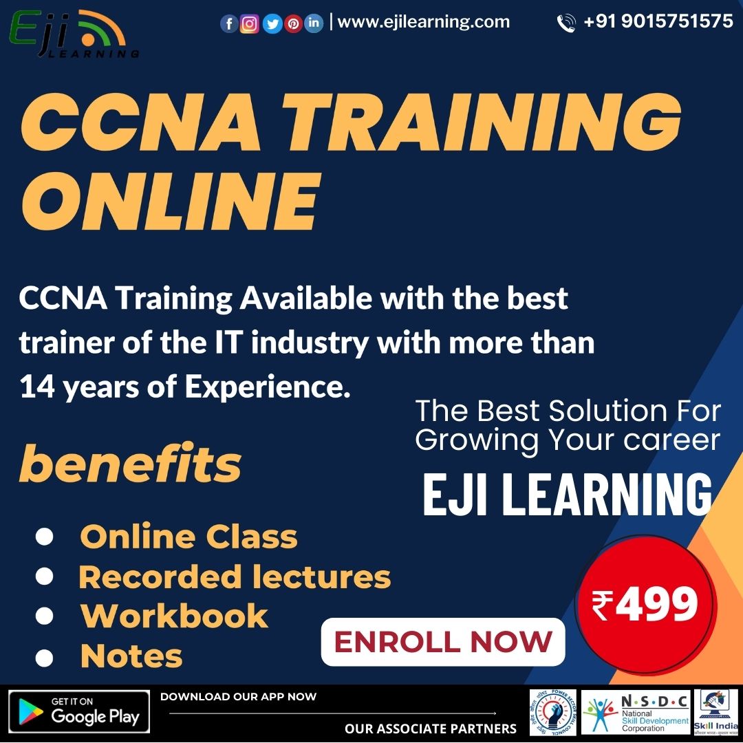 EjiLearning's tweet image. 🌐 Boost Your Networking Skills with CCNA Online Course! 📡💻

Are you ready to take your career in IT to the next level? 🚀 Enhance your networking expertise and gain a competitive edge with the CCNA Online Course! 🌟
.
Follow @ejilearning
Featured #ejilearning