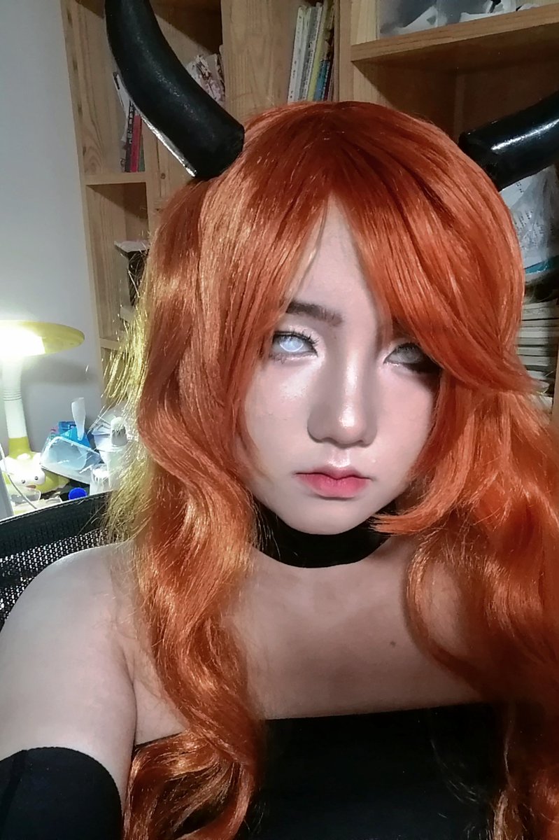 moutezuma's tweet image. 刚在竞技场吸收完下界之星的Abigail，#rainimator
@Rainolaguer