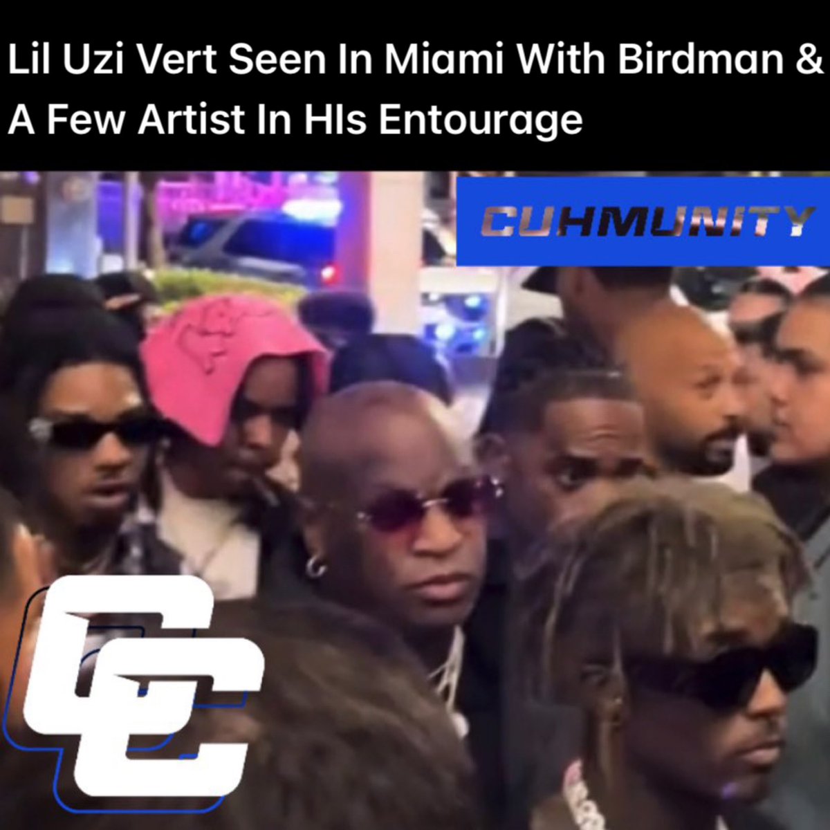 CuhmunityClips's tweet photo. #Cuhmunity y’all ready for #LilUziVert “Barter 16”? He was in #Miami with #Birdman during #RollingLoud weekend. https://t.co/62EMk0ZeG4