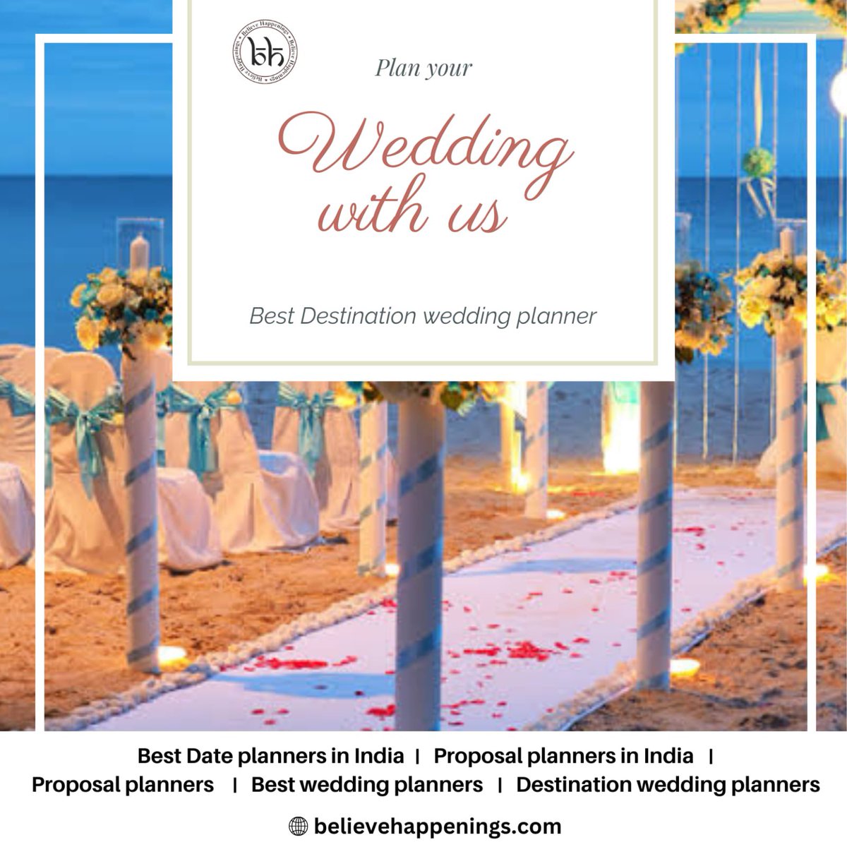 Believe_Event's tweet photo. What makes us best destination wedding planner

As a destination wedding planner in India, we Believe Happenings, specialize in creating unforgettable experiences for couples seeking to tie the knot in this diverse and enchanting country. https://t.co/Q4zk0TCl6V