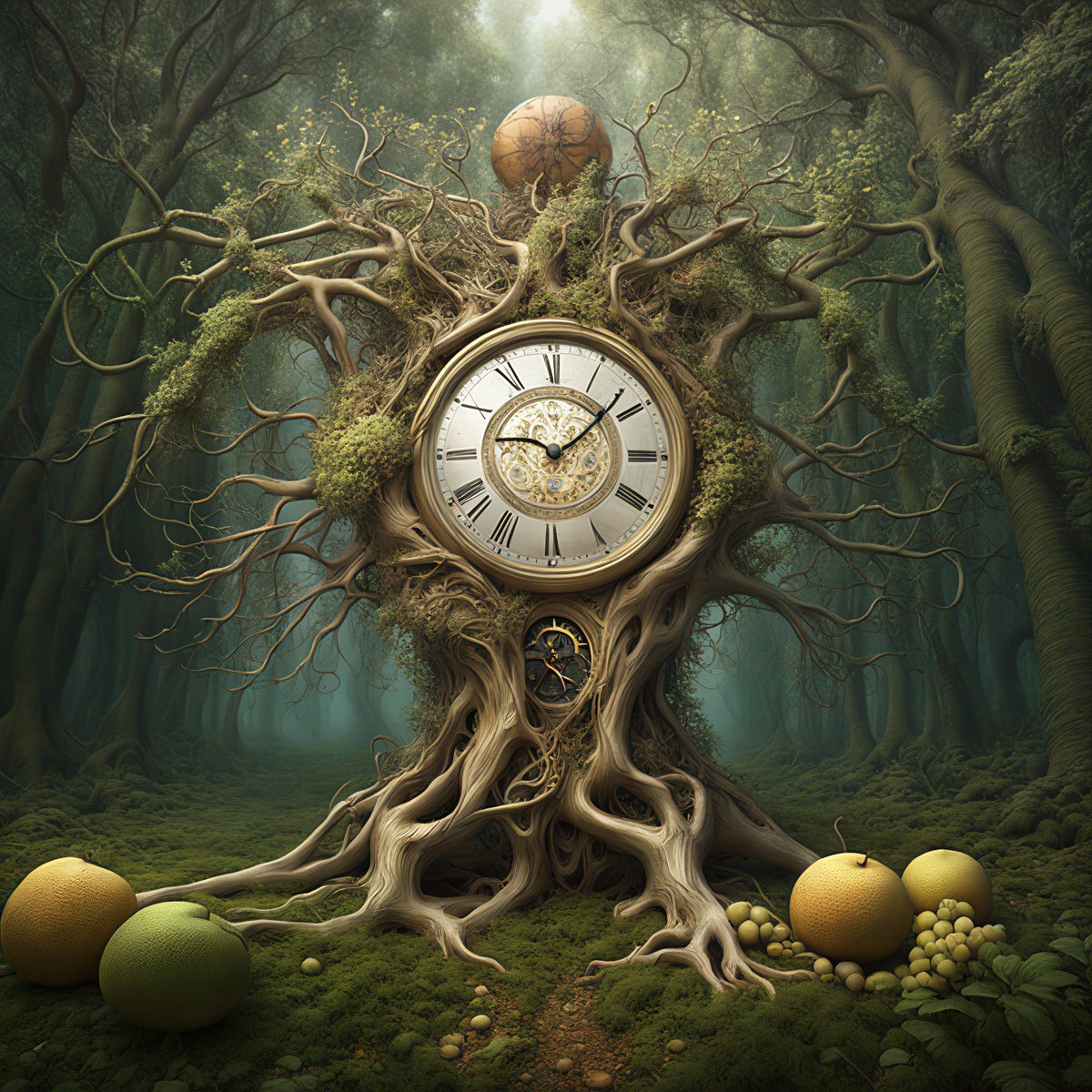 Alfred_Denes's tweet photo. Time is alive | #StableDiffusion #SDXL #Discord #aiArtCommunity #Art #Abstract #ArtistOnTwitter #AbstractArt #Surrealism #aiArt #AiArtWorks #DigitalArt #Image #ArtWork #Nature #Clock #Time #ConceptArt #TimeConcept https://t.co/73SRG5RtdM