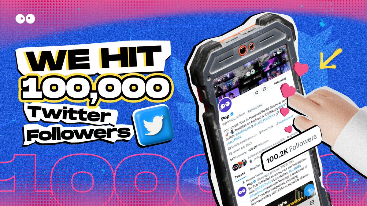 🎉 Join the celebration and be part of Pop Social's 100K Campaign with <a href="/TrantorDAO/">Trantor</a> 🚀

🎁 We've reached 100K #TwitterX followers! To thank you, we're giving away 100 #PopGenesis WLs! 

👉 Join here: trantor.xyz/campaign/40716…

🌟 Don't miss your chance to win! 💫 #PopSocial #Popbit