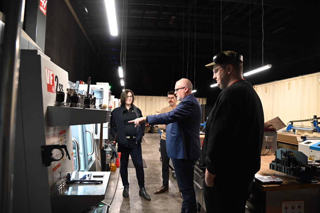 Senator <a href="/ayrestim/">Senator Tim Ayres</a> came down to have a look at what the team is doing to help build advanced manufacturing capability in Australia. 

It was a fun day and great to hear about all the things that the Albanese Government is putting in place to support Australian manufacturing.