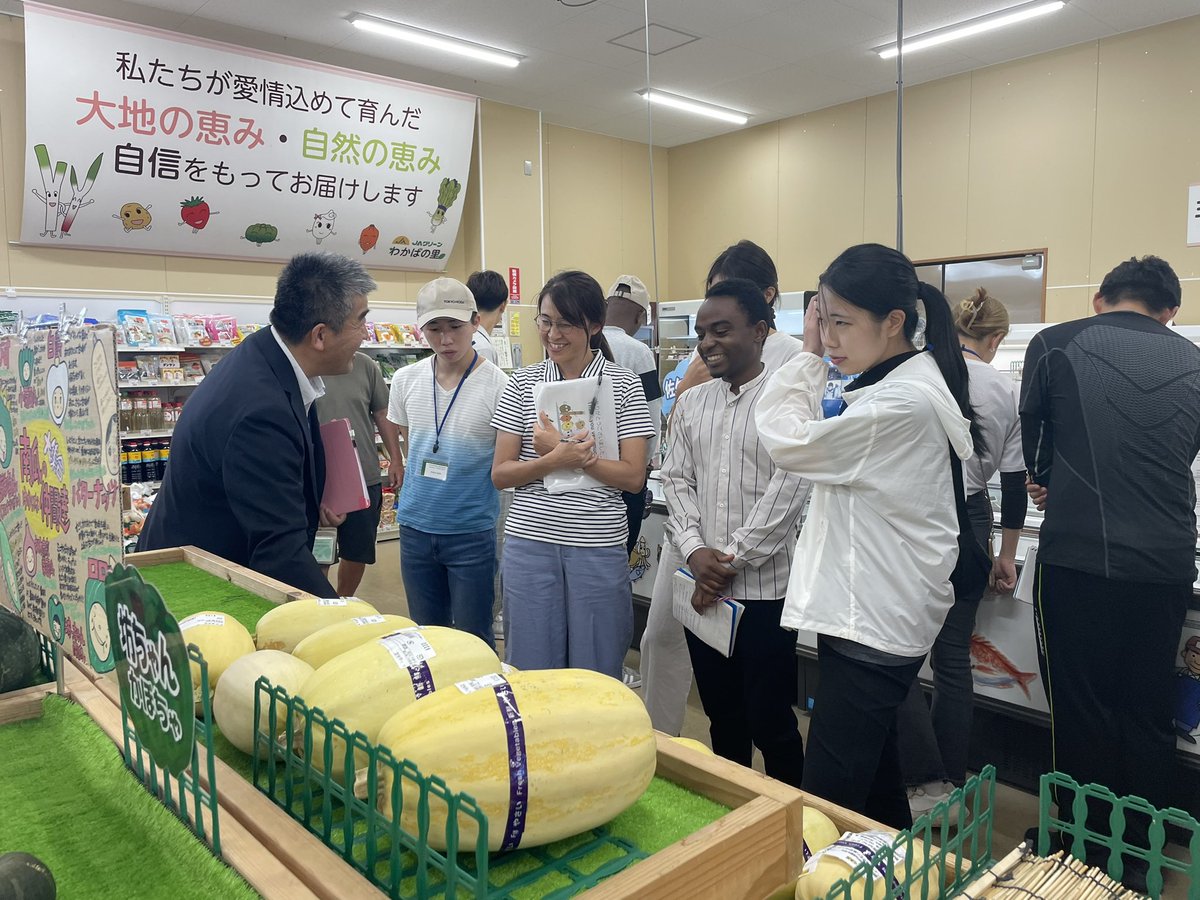 ForNodai's tweet photo. 2023CIEPの石川県field tripを行いました！様々な農家さんやワイナリーなどを訪問し、現場で農業を学びました🌾
炎天下の中の7日間でしたがみんな笑顔を絶やすことなく中の人もとっても嬉しいです🥰
残りの世田谷キャンパスでの講義も頑張ります🙌🏻

#東京農大　#CIEP
#国際交流　#能登の里山里海 https://t.co/c3QZMfyVFt