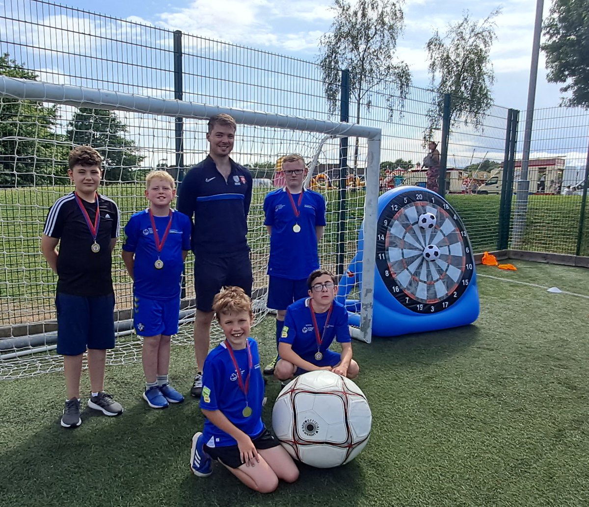 HampshireFA's tweet photo. Alongside Southampton’s Children’s Hospital, Hampshire FA run Active For All, a team for children with long-term health conditions

We finished off 2022/23 with a fun afternoon of football at Meadowside Leisure Centre 🌞
 
For more info contact Glenn.Brailey@HampshireFA.com https://t.co/nsIpLDpFp0