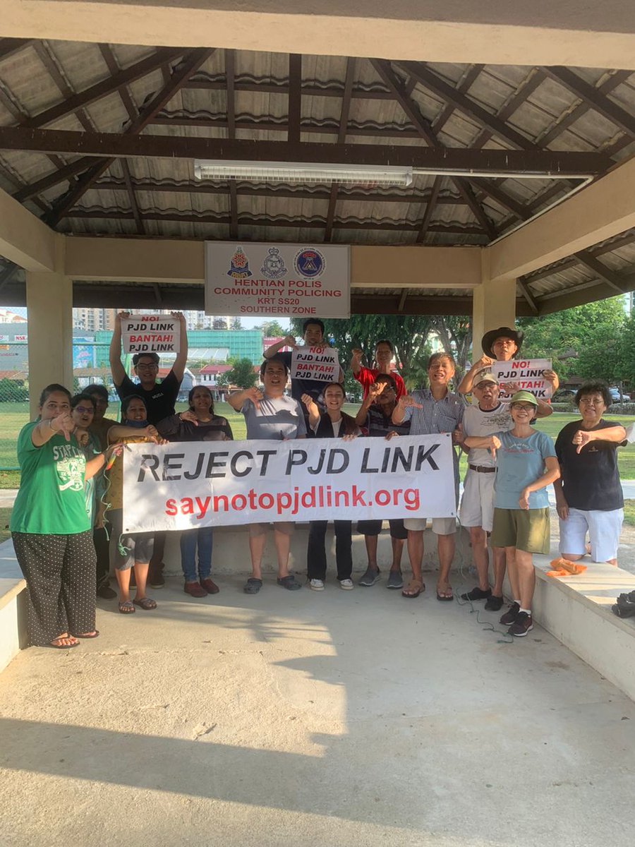 ss20 residents against PJD Link. Incredible how much time, effort &amp; expense spent to highlight impact of this elevated hghwy passing by houses, places of worship, shops &amp; through schools. 

For the SECOND time, as they previously did for KIDEX. 

#NoPJDLink