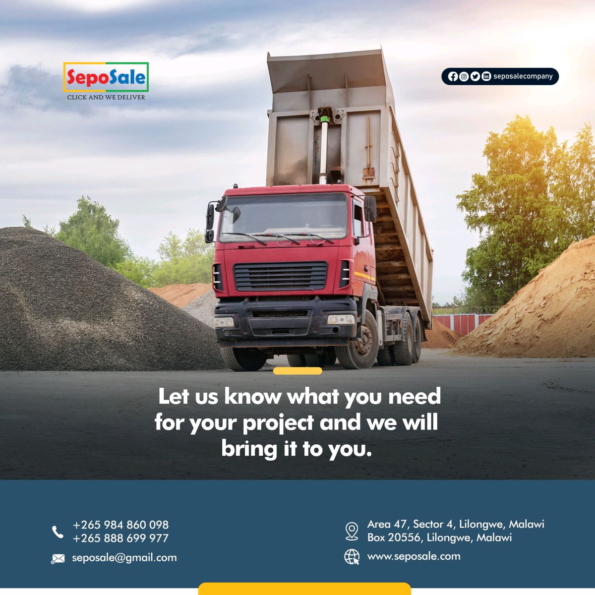 seposalecompany's tweet photo. Make your order for quarry stone and other building materials today and keep your projects going.
#Seposale
#Buildingbetter https://t.co/sbY4pkDPfJ
