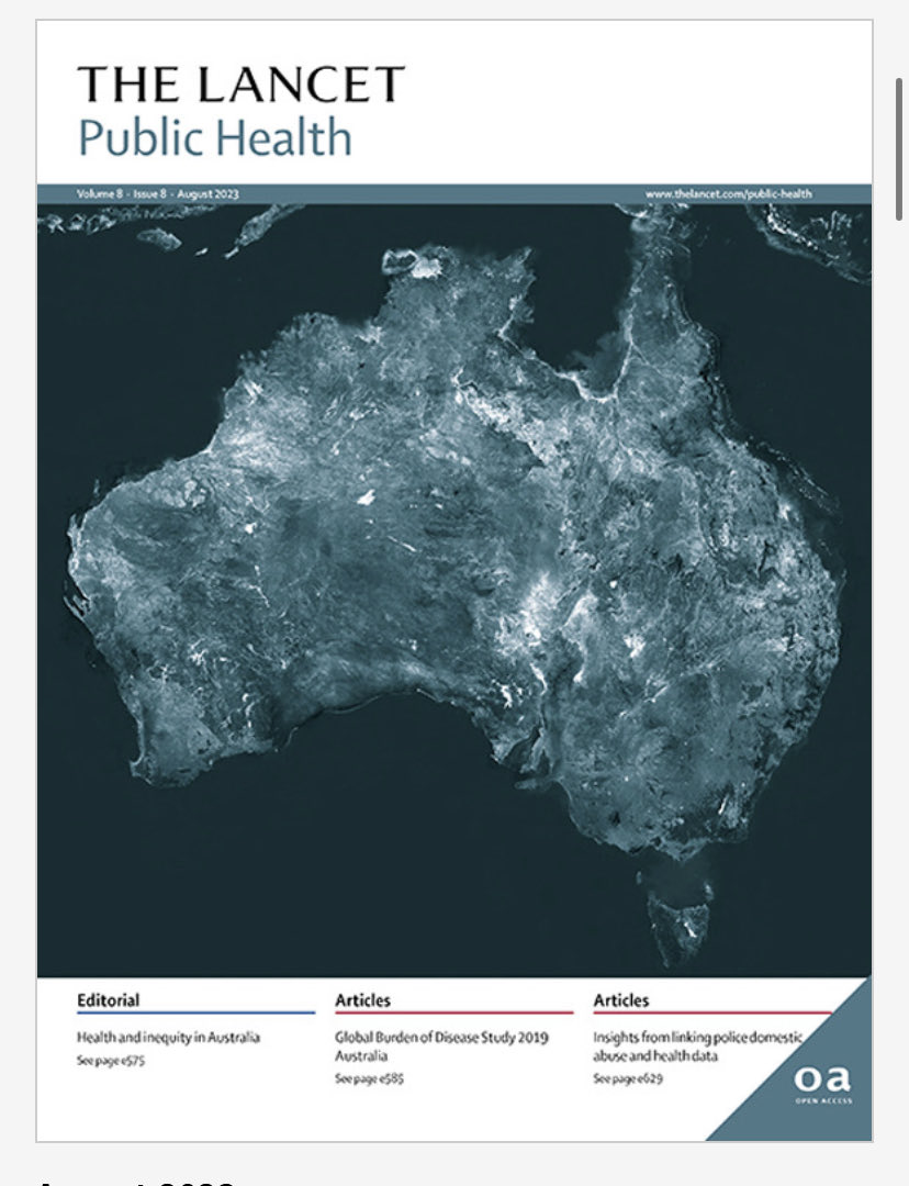 Our August issue is out! Themed around health in #Australia, and much more: #working life expectancy, #GBD, #SouthKorea, #PreP, …thelancet.com/journals/lanpu…