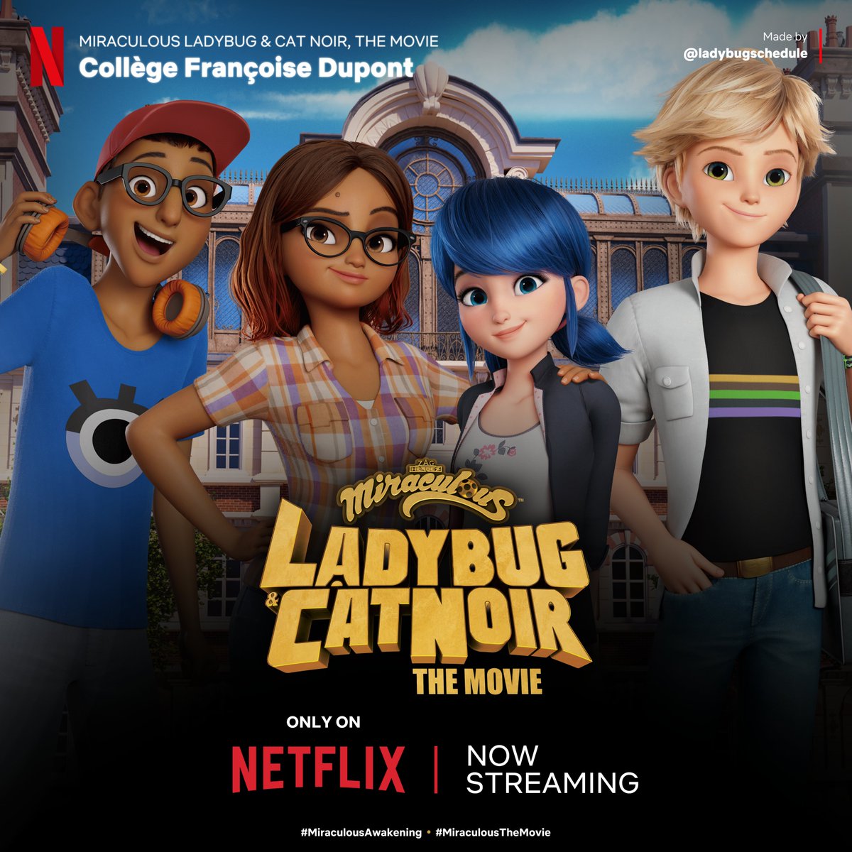 Miraculous: Ladybug & Cat Noir, The Movie Streaming Release Date