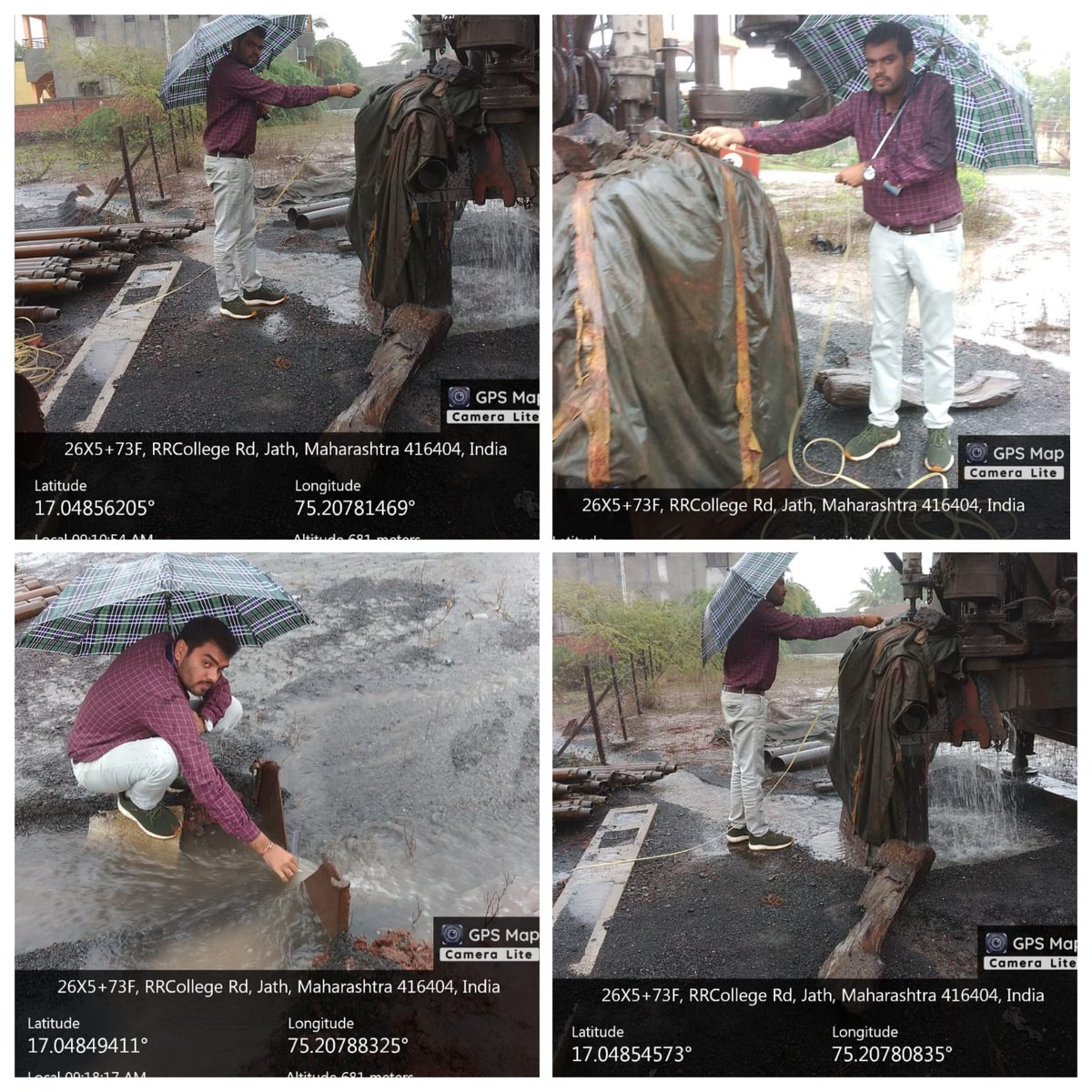 High yielding EW of 200 mbgl depth was drilled at Jath village, Jath block,Sangli district,Maharashtra under NAQUIM2.0. The cumulative discharge is 4.43 lps. The aquifer is Fractured Basalt. Static Water Level was 26.0 mbgl. PYT of 60 minutes was conducted.