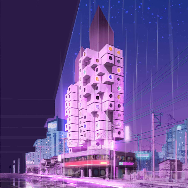 While the iconic #NakaginCapsuleTower in #Tokyo is being demolished, it has secured a second life in the #metaverse. Alistair Kell, explains the science behind BDP's digital reconstruction and the creation of two #NFTS of the tower: loom.ly/ut5Lki4