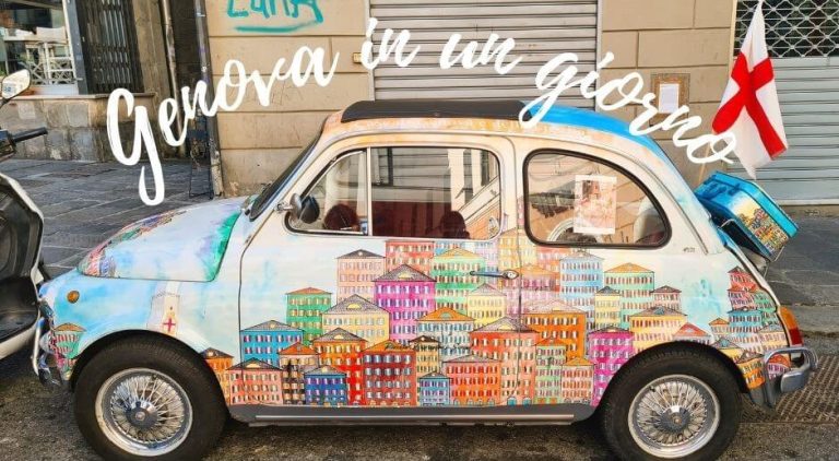 amicainviaggio's tweet image. [NUOVO] - Genova 
È online sul blog un nuovo articolo dedicato al centro storico di Genova. Vi porto in giro tra piazze, caruggi e palazzi dei Rolli, che ne dite?
E quant'è carina questa macchina della foto? 😍 
unamicainviaggio.it/2023/07/cosa-v…