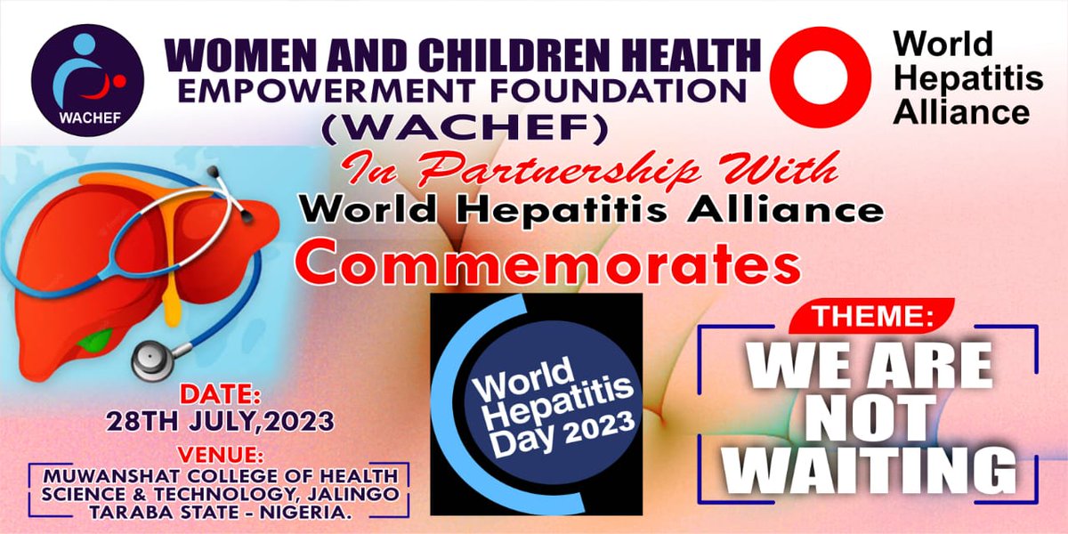 Did you know that 8 out of 10 people living with viral #hepatitis don’t know they have it? 
Many will have their lives cut short as a result. 
We’re #NotWaiting to get tested this #WorldHepatitisDay. Early detection saves lives! 

Join us as we commemorate World Hepatitis Day 23.