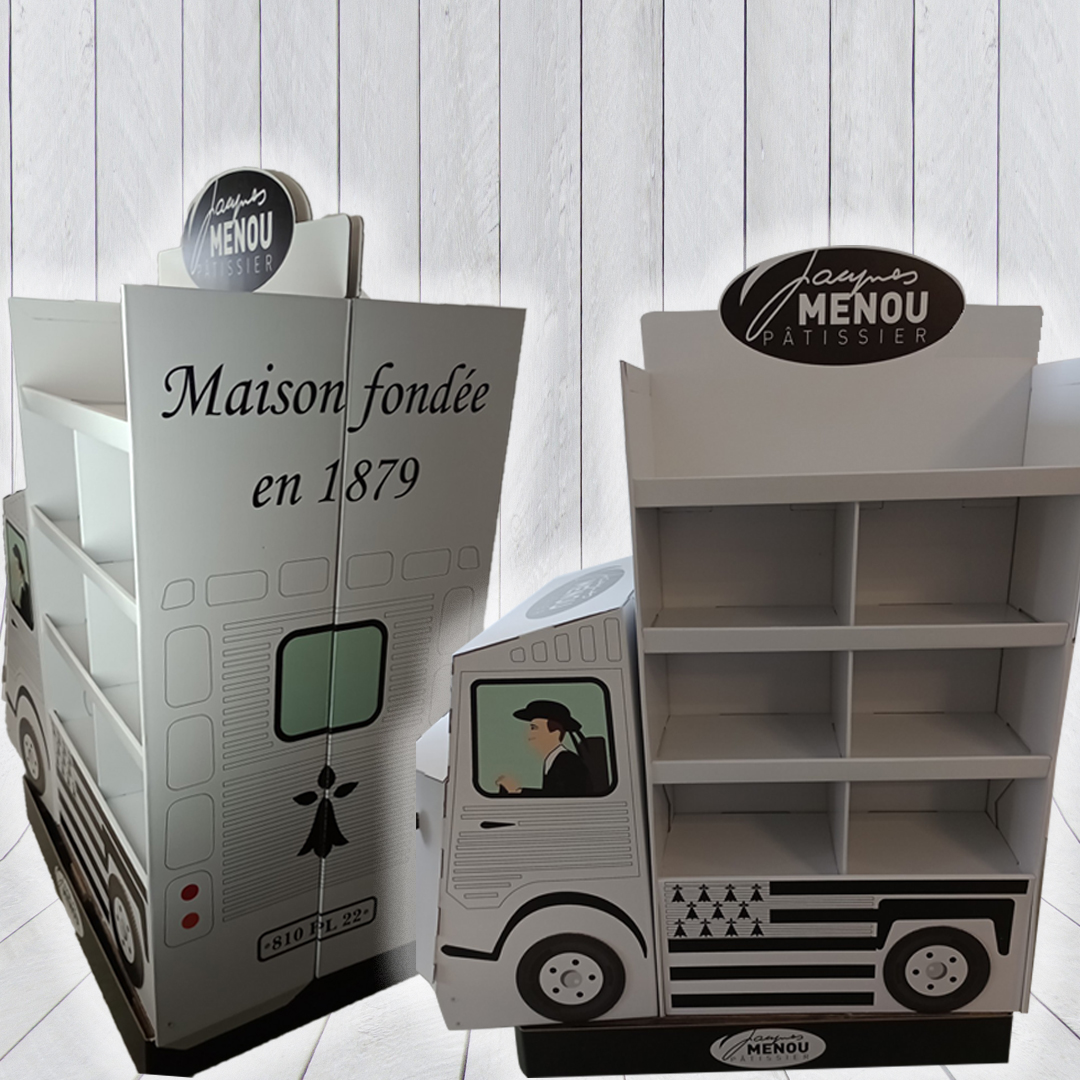 Novobox's tweet image. Novobox présente :
La biscuiterie Menou a lancé son display Citroen
Novobox presents:
Nice Citroen car shape display
#displays #cardboarddisplay #Citroen