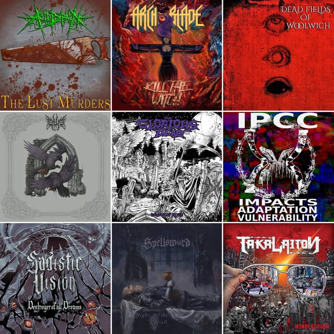 throneofabsence's tweet photo. Recent releases!
https://t.co/6V0W4RX4Qb
#AcidBrain @ImperativePR
#archblade #rockshotsrecords
@AsherMedia
#Deadfieldsofwoolwich #eave #bindrunerecordings @ClawHammerPR #thegloriousdead #sadisticvision #borisrecords #SpellSword @NoxLiberatio @againstprofficial @LaitonTaka #IPCC https://t.co/ElQhylQdIc