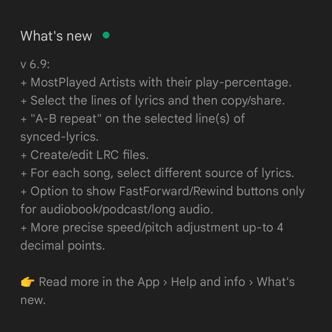 About: Musicolet Music Player (Google Play version)