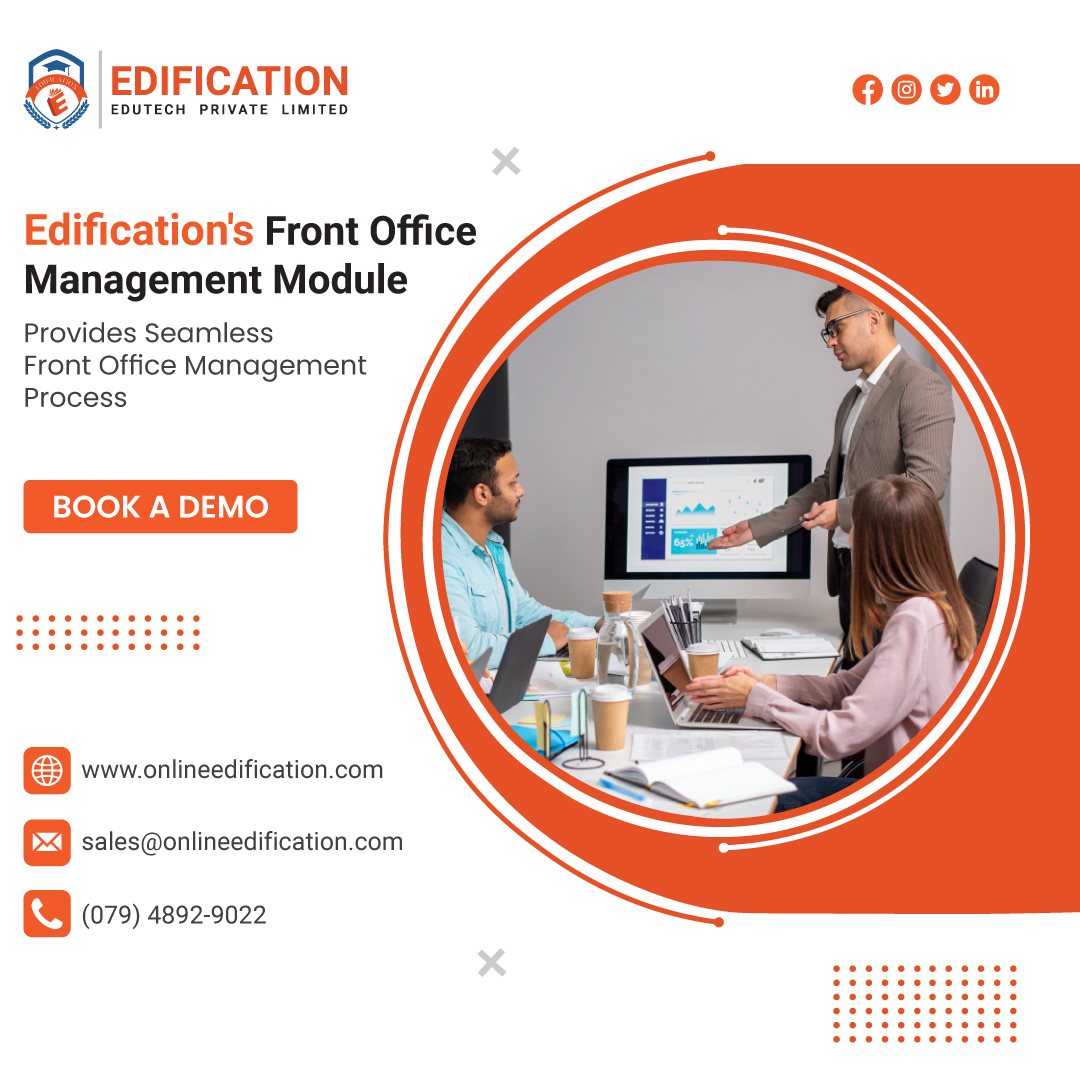 edificationedu's tweet photo. Experience seamless front office operations with Edification's Front Office Management Module.

Book your FREE demo today!
📞 (079) 4892-9022

#FrontOfficeManagement #EdificationSolutions https://t.co/F5VIh7y6CN