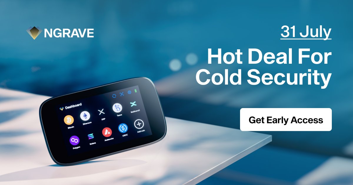 ngrave_official's tweet image. 💎 Ready for a hot deal? 💎

Get your NGRAVE ZERO to #StayCold this summer. 🌴

Sign up with the link below to get the exclusive promo code!
ngrave.io/en/page/lp/sum…