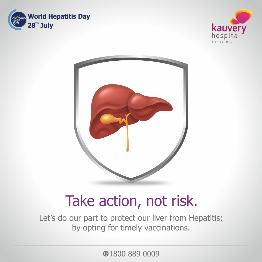 #Vaccinations pave the way to #LiverProtection. Say 'YES' to a #HepatitisFreeFuture!

#WorldHepatitisDay #HepatitisAwareness #LiverProtection #KauveryHospitals #Bangalore #KauveryHospitalsBangalore
