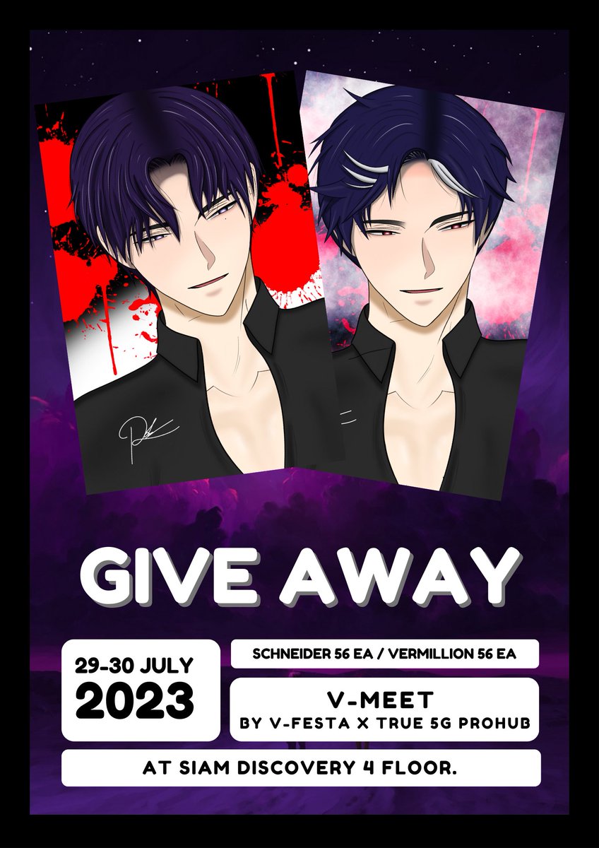 Phenomenal32068's tweet photo. ✨แจก Give Away ฮับ
เราไปงาน V-Fes ทั้งเสาร์อาทิต มาเจอกันได้นะคะ

หรือใครหาเพื่อนก็มาตี้กับเราได้นะคะ 😄

#วันนี้จุ๊แบ๊ะหวานแจกอะไร #KrakenLust #VermillVT #VermillArt #VFesta https://t.co/sLZ9E3ew8q