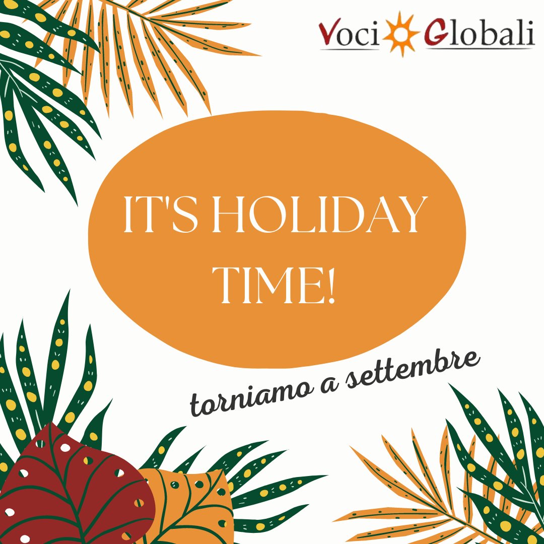 Sospendiamo la pubblicazione di articoli e traduzioni per il mese di agosto... ma continuiamo a lavorare su grandi novità che sveleremo a settembre!
Buona estate a tutti ☀️🧡