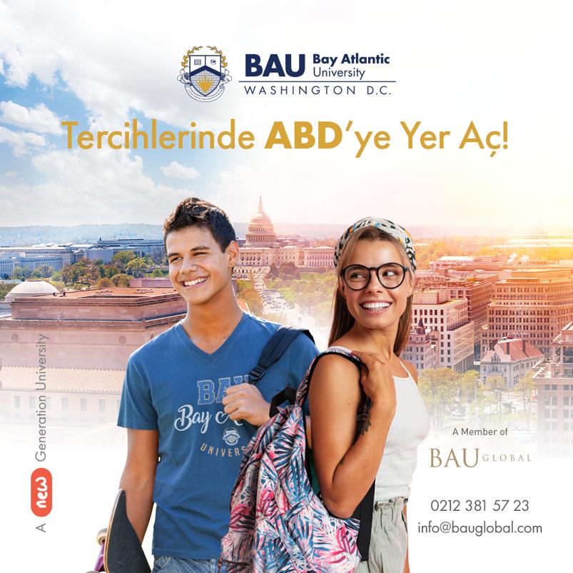 Sen de Uğurlu geleceğine yurt dışında devam etmek istiyorsan; tercihlerine YÖK tarafından akredite edilen BAU Bay Atlantic University'i eklemeyi unutma. 📚🌏