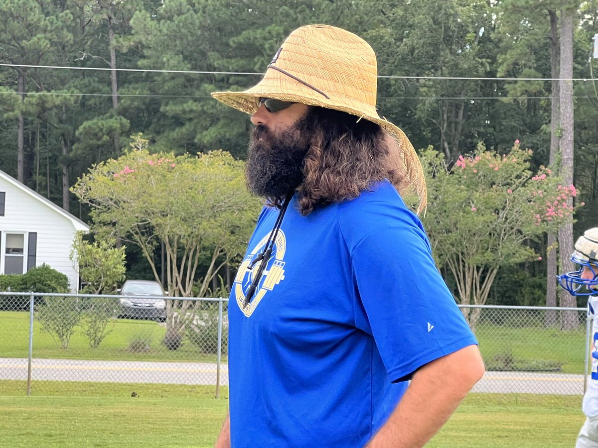 As of day 1, this gentleman is “head and shoulders” above all the rest as my favorite Lowcountry assistant football coach. I do not yet know his name or what position he coaches— but the message is clearly sent. Don’t mess with the Stags.