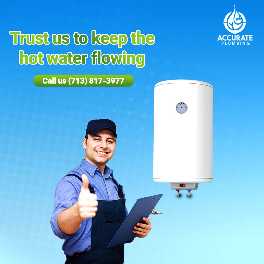 🚰 𝗧𝗿𝘂𝘀𝘁 𝘂𝘀 𝘁𝗼 𝗸𝗲𝗲𝗽 𝘁𝗵𝗲 𝗵𝗼𝘁 𝘄𝗮𝘁𝗲𝗿 𝗳𝗹𝗼𝘄𝗶𝗻𝗴! 💧
Experts for reliable plumbing services! 🛠️
🏡 Choose Accurate Plumbing for all your plumbing needs!

#AccuratePlumbing #HoustonPlumbers #HotWaterSolutions #ExpertPlumbers