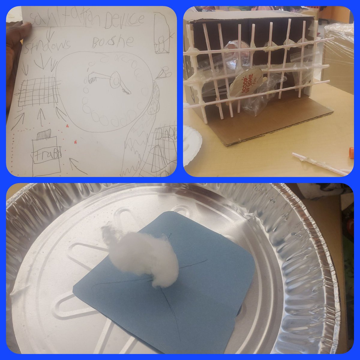 There is WHAT in our water? Grades 1-2 S’s at @Kimberl39627834 & @LivingstonNBPS planning and creating air filters and sanitation traps! Excited to see the final products next week! @ENunez___ @nbpschools