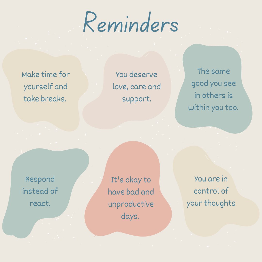 Small reminders for your day.